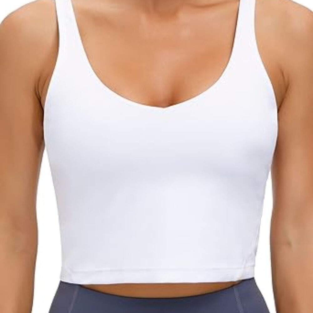 Wjustforu Women Sports Bra Yoga Tank (Padded)